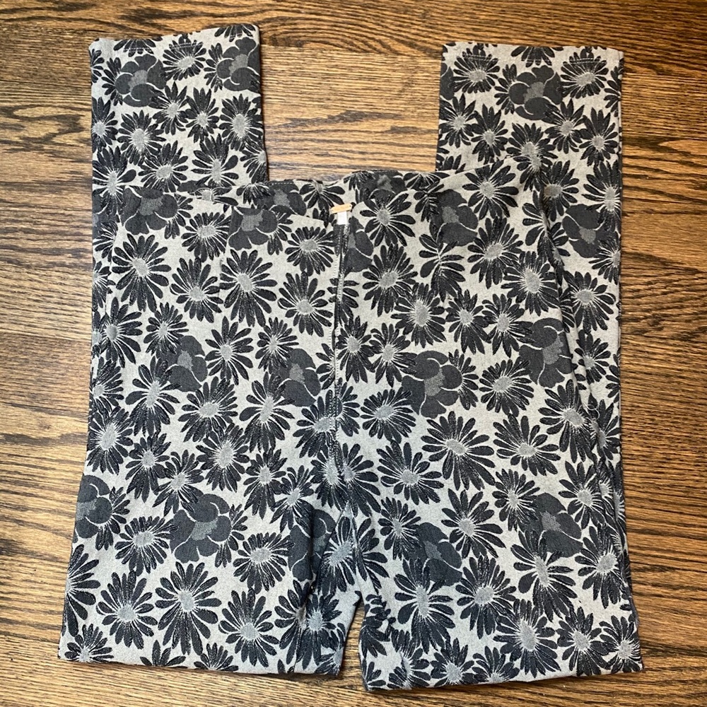 Free People Floral Skinny Pants